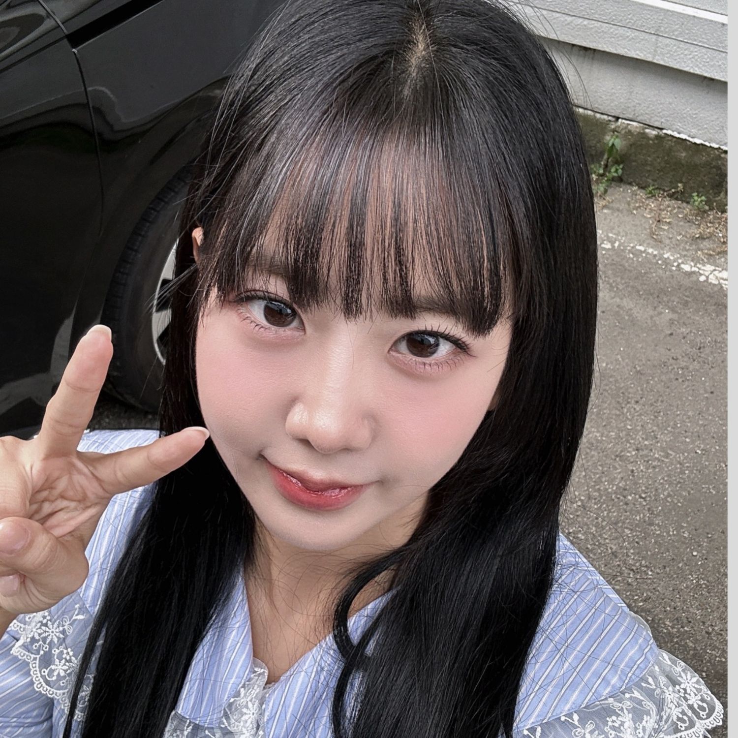 粉絲拍下的姜蕙妍瞬間