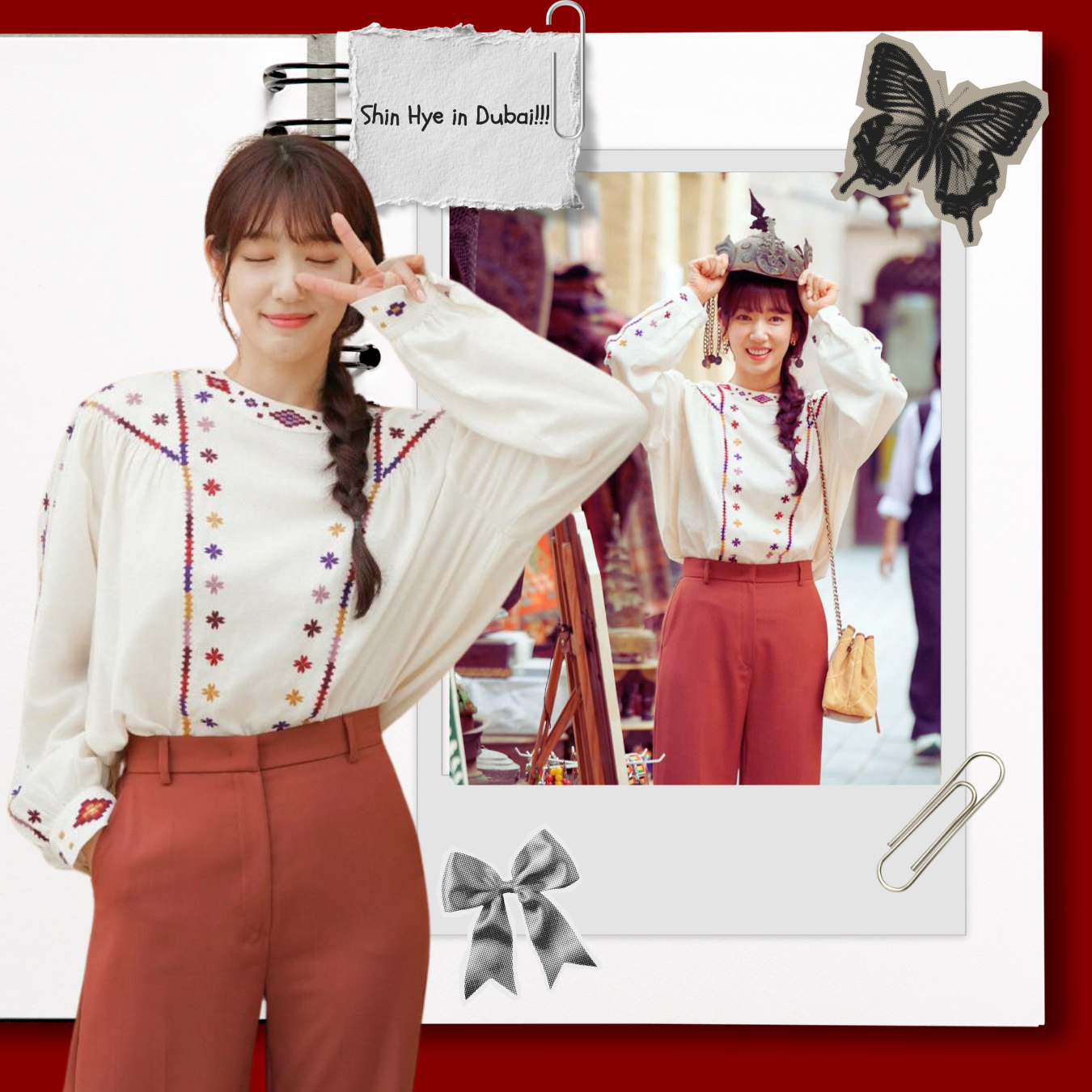 Behind-the-scenes cut of Park Shinhye