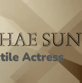 Behind-the-scenes cut of Shin Haesun