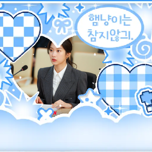 Behind-the-scenes cut of Mun Kayoung