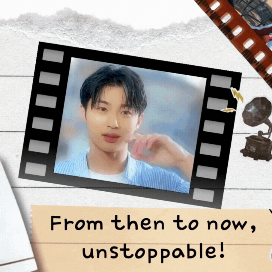 A moment captured by a fan of Byeon Wooseok