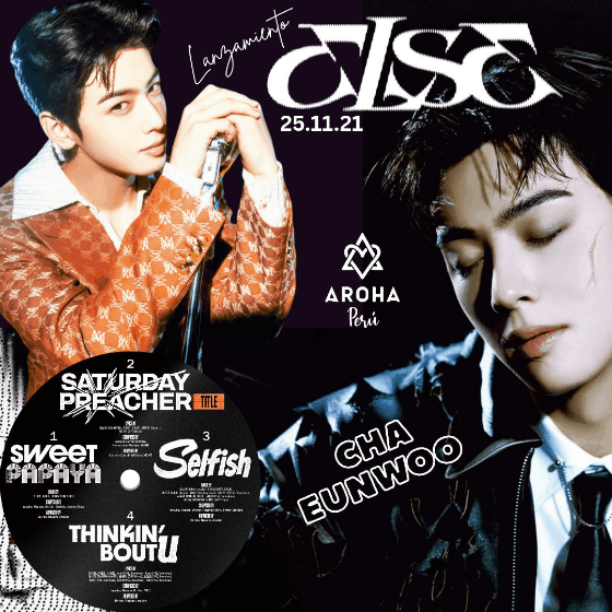 Recent activity shot of Cha Eunwoo