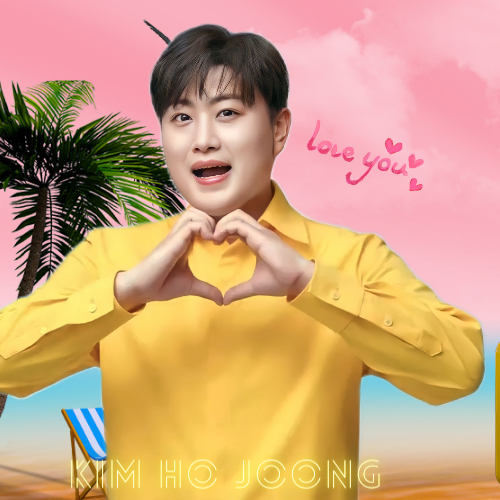 Behind-the-scenes cut of Kim Hojoong