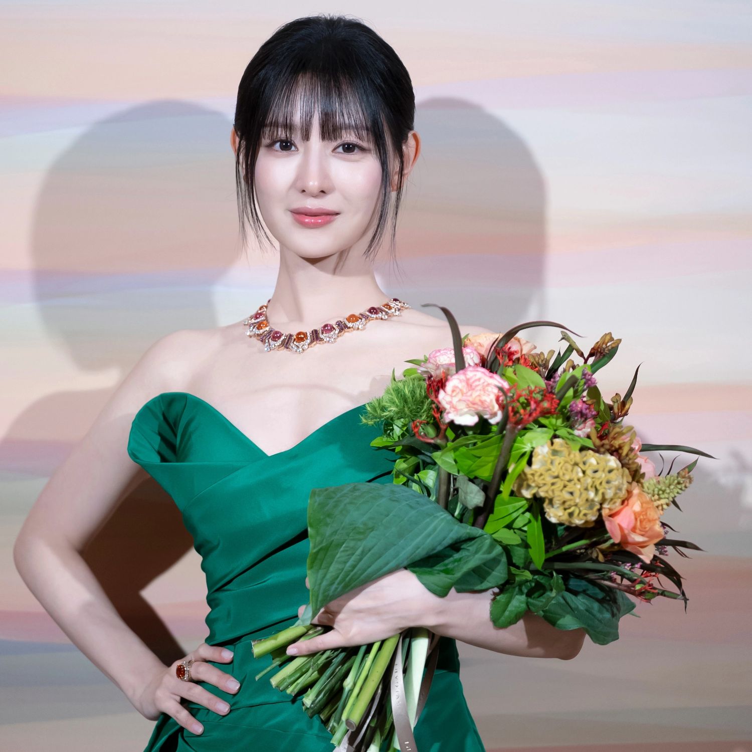 A moment captured by a fan of Kim Jiwon