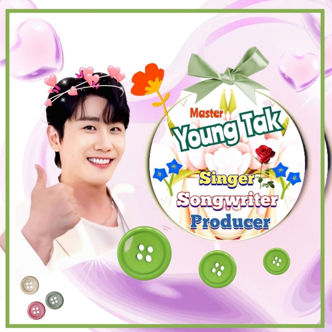 A moment captured by a fan of Young Tak