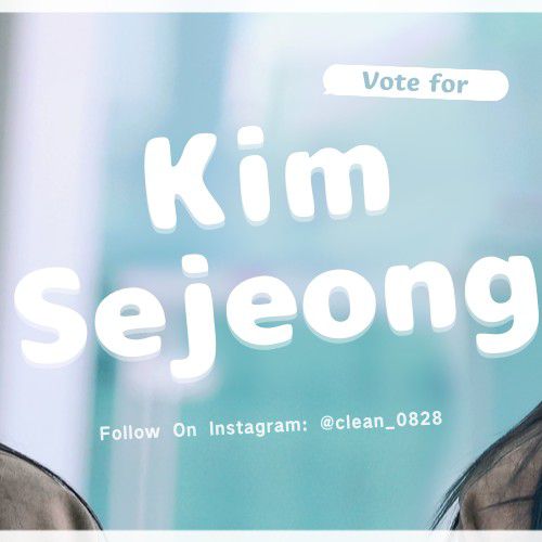 Behind-the-scenes cut of Kim Sejeong