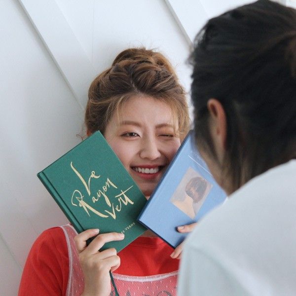 A moment captured by a fan of Nam Jihyeon