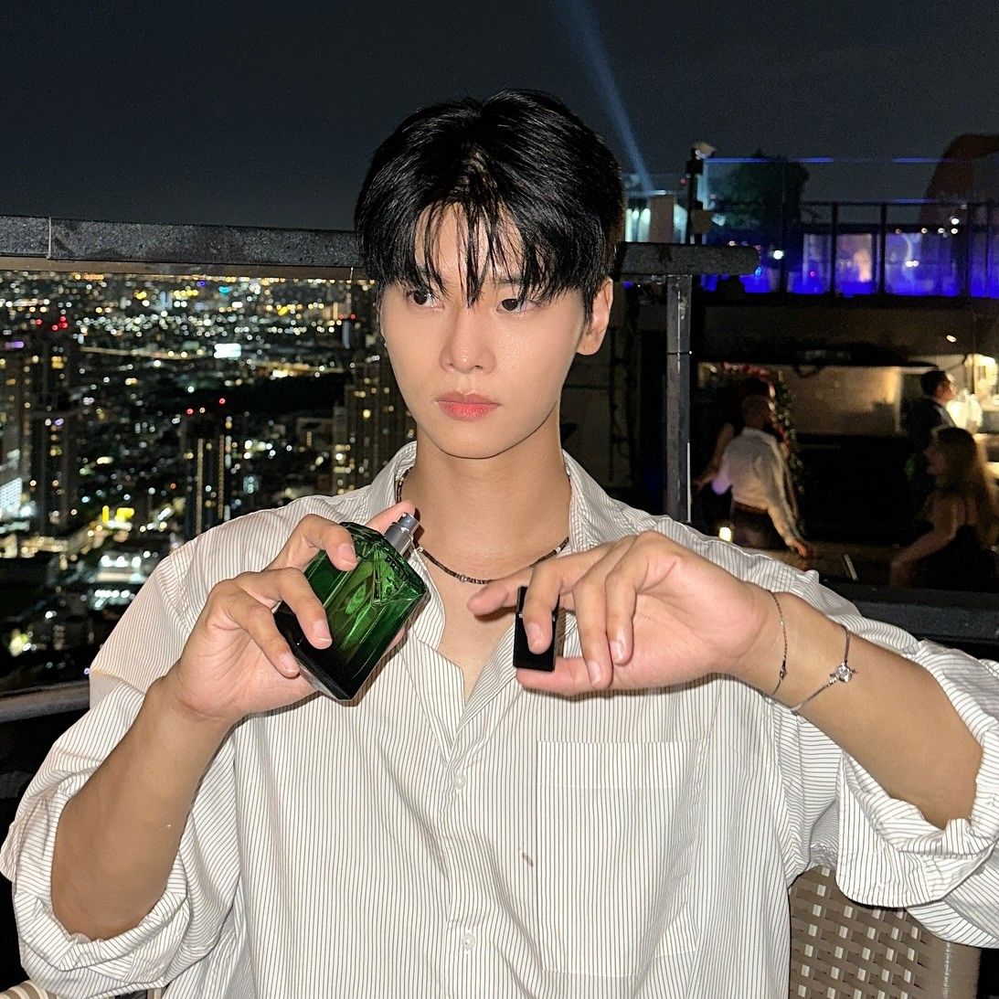 A moment captured by a fan of Cha Hakyeon (N)