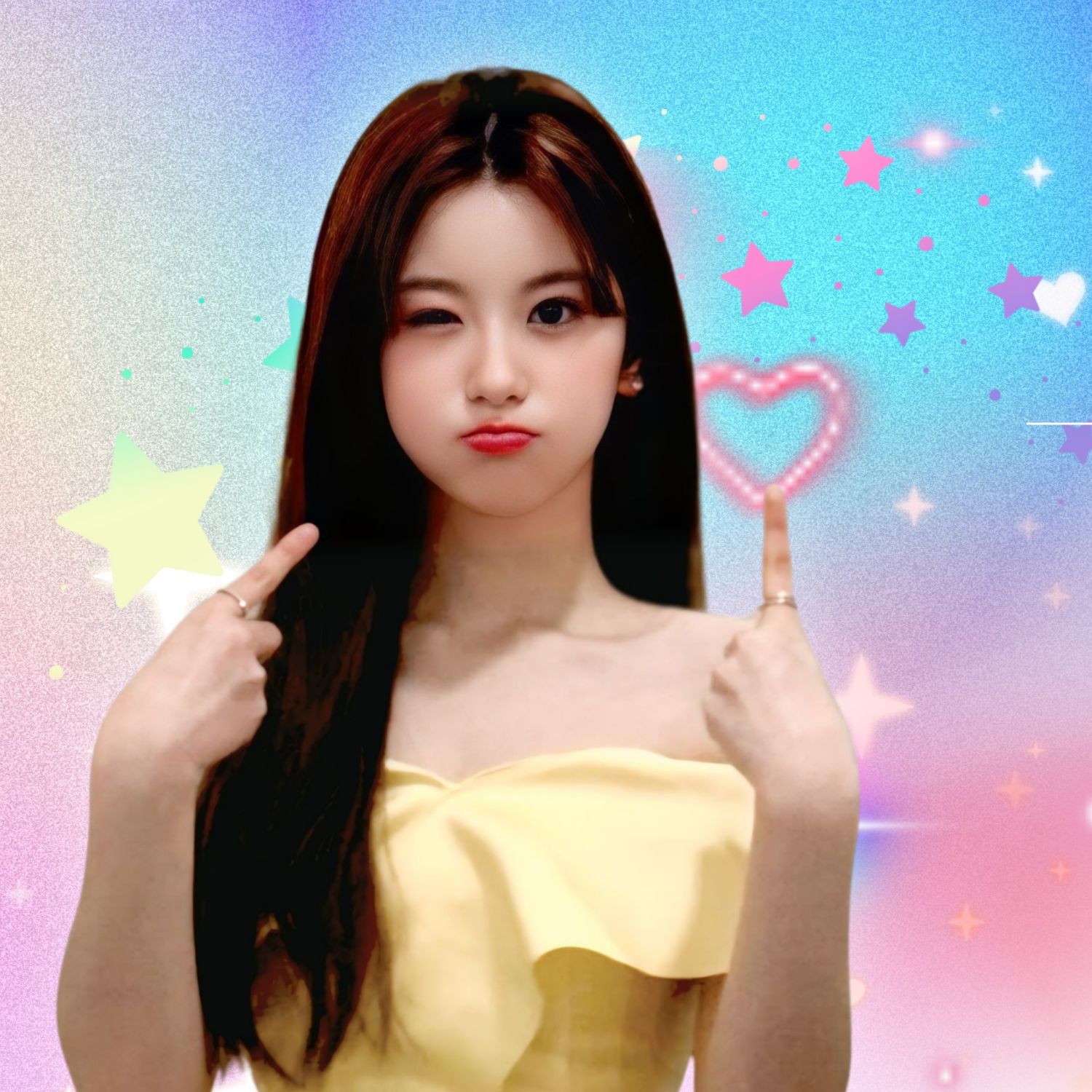 Behind-the-scenes cut of Oh Yujin