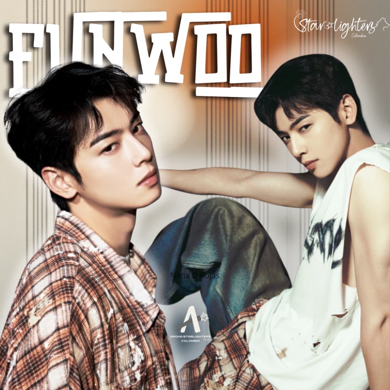 Behind-the-scenes cut of Cha Eunwoo