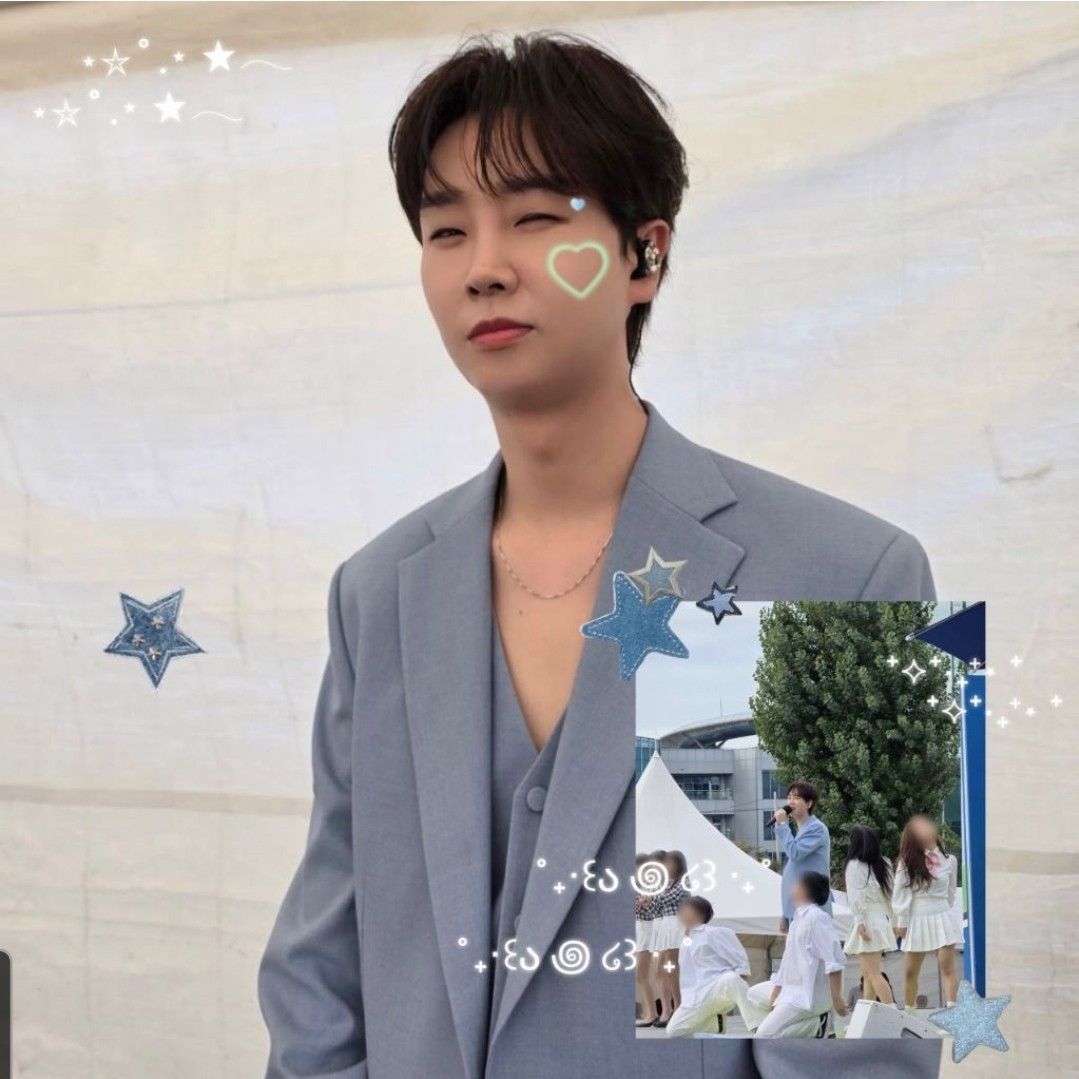 Behind-the-scenes cut of Song Minjun