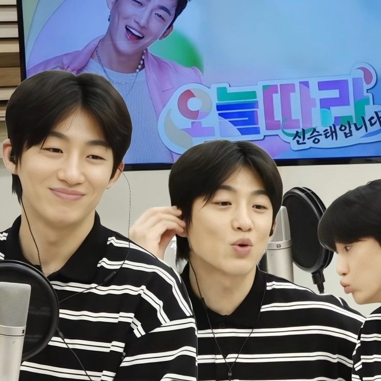 Behind-the-scenes cut of Shin Seungtae