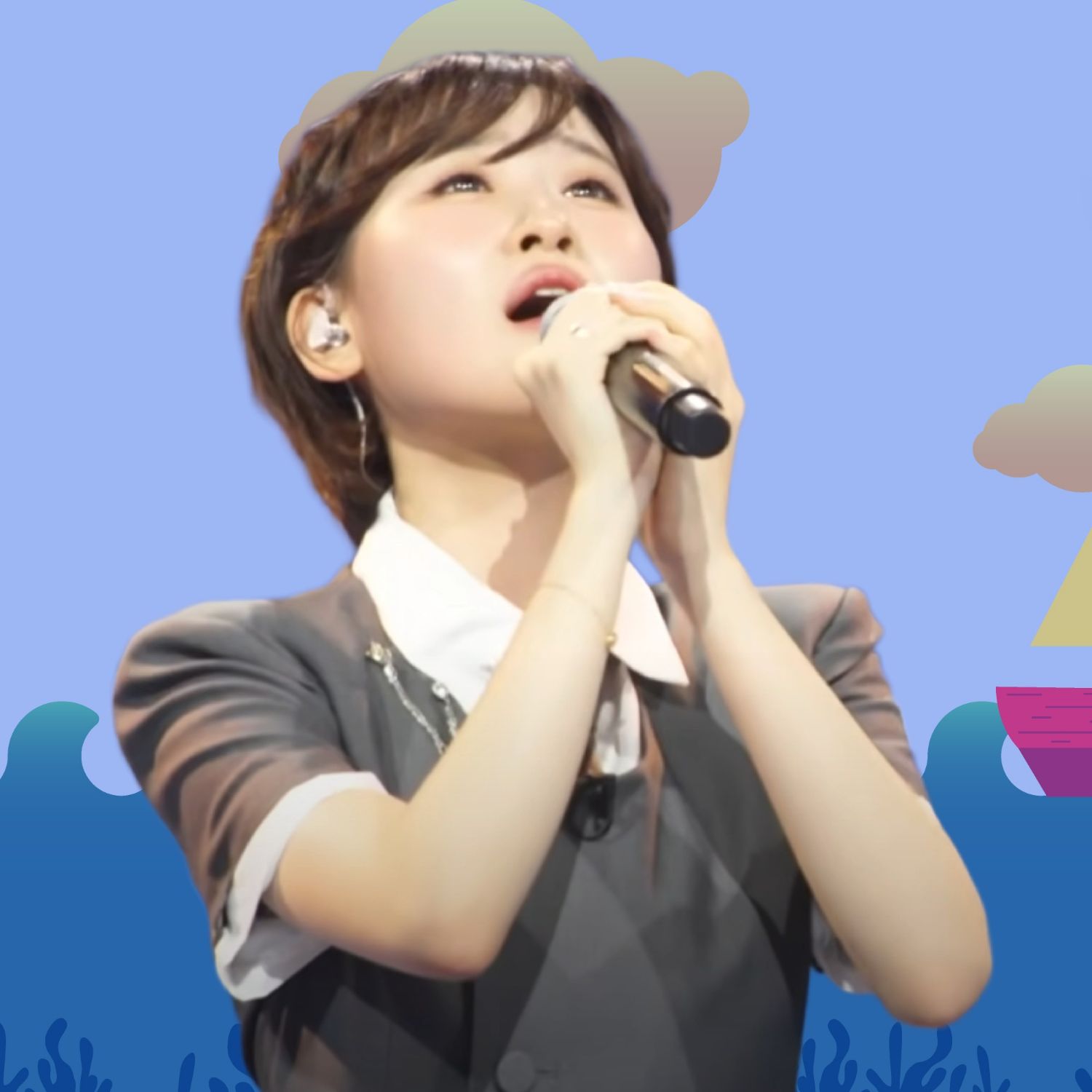 A moment captured by a fan of Kim Dahyun