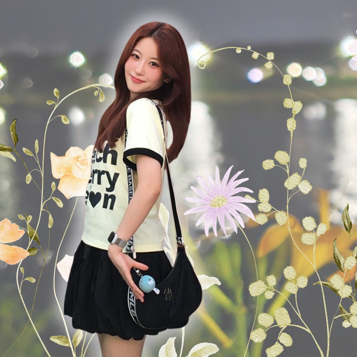 Behind-the-scenes cut of Oh Yujin
