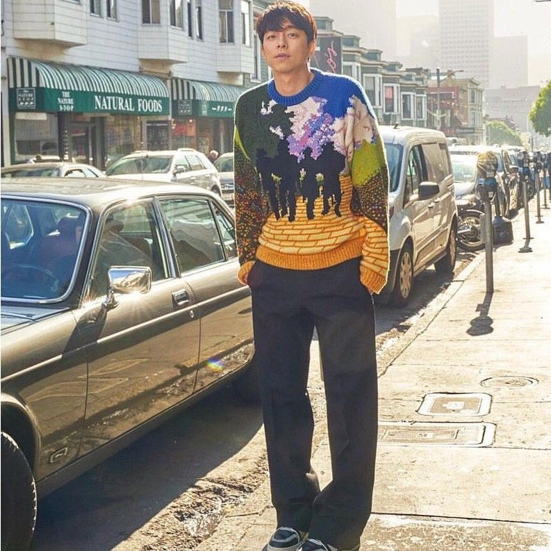Recent activity shot of Gong Yoo