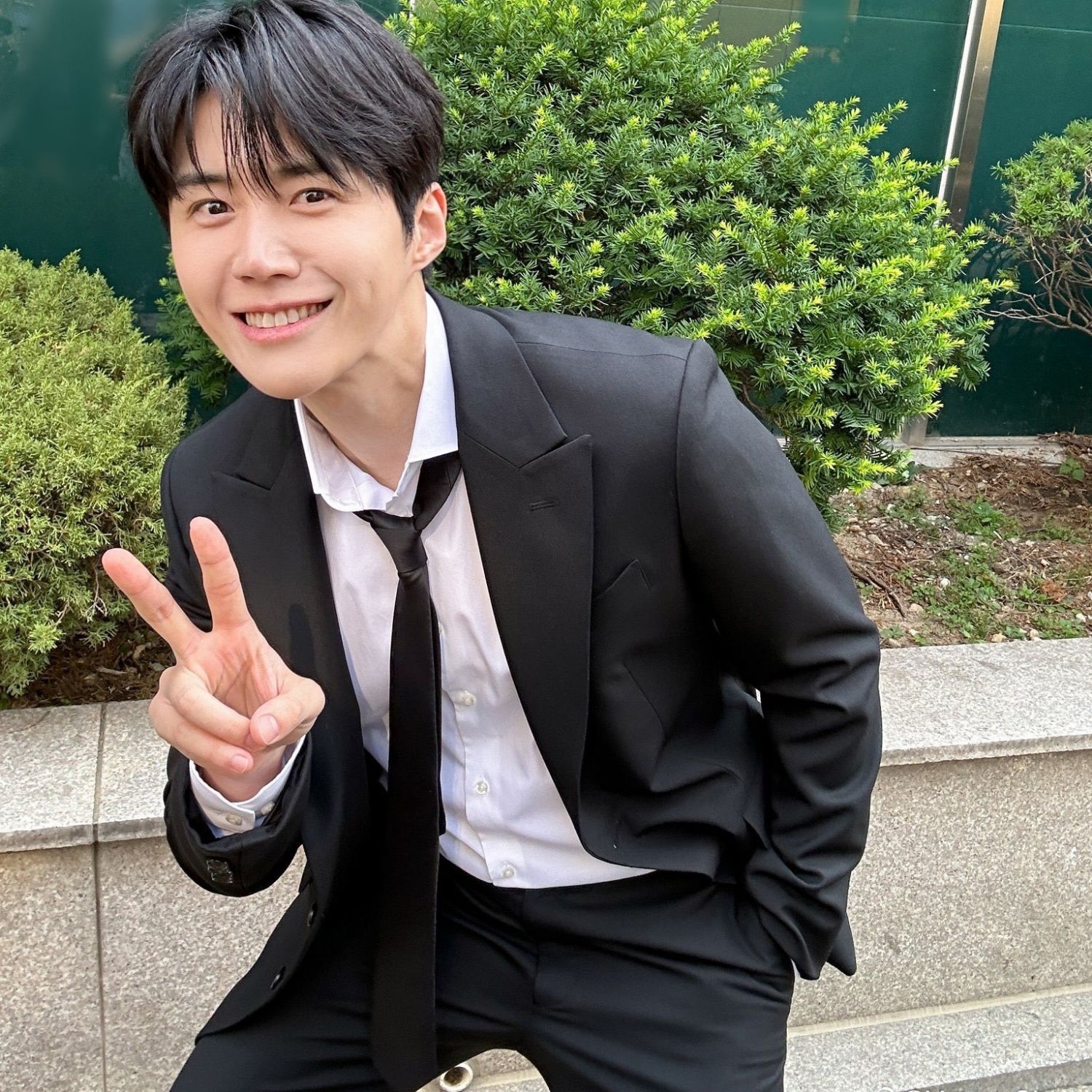 A moment captured by a fan of Kim Seonho