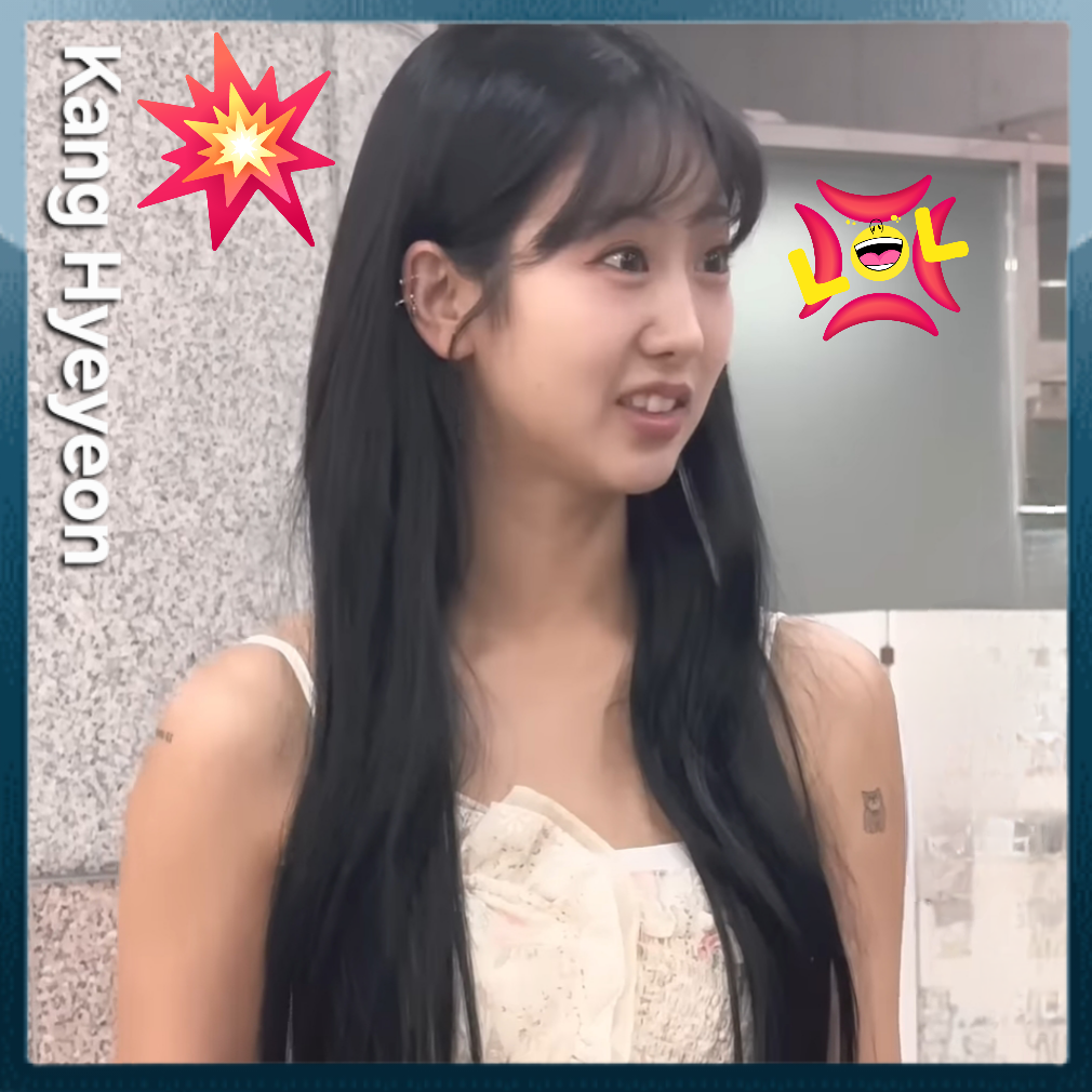 A moment captured by a fan of Kang Hyeyeon