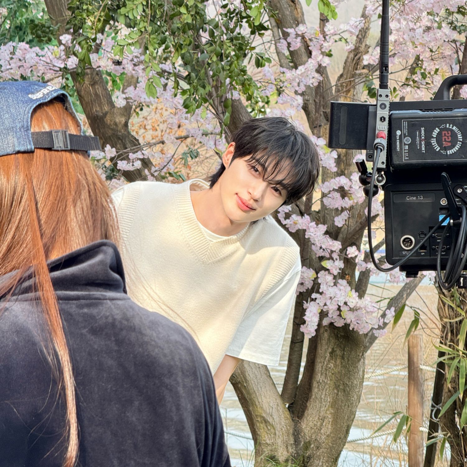 A moment captured by a fan of Byeon Wooseok