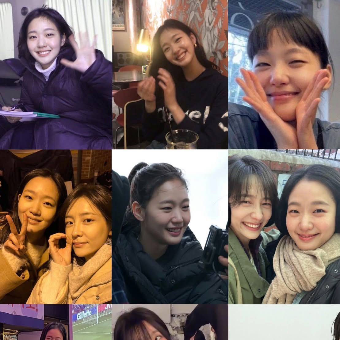 キム・ゴウンのビハインドカット