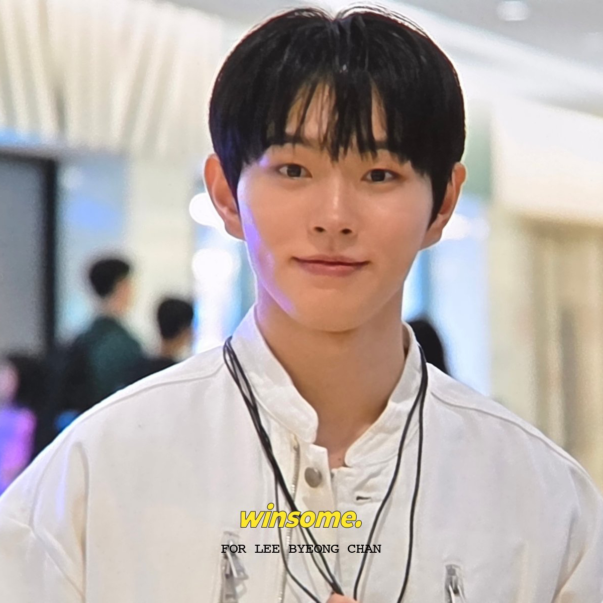 A moment captured by a fan of Lee Byeongchan