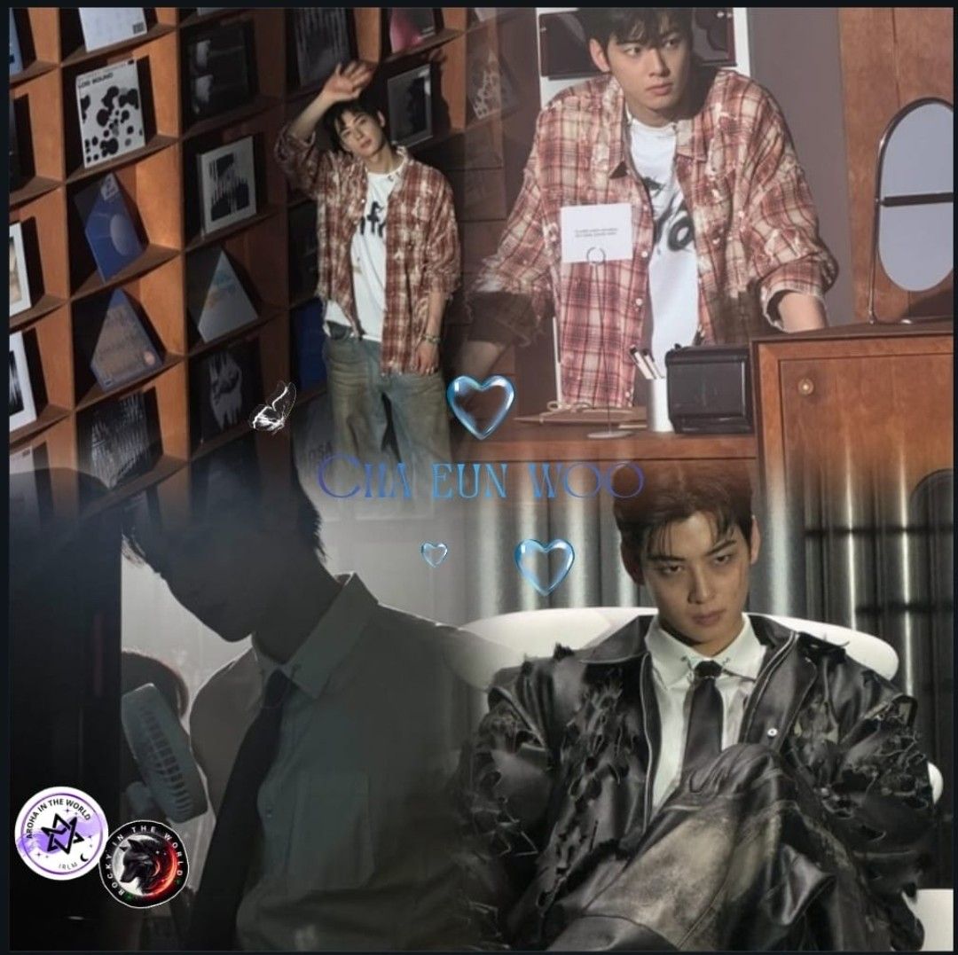 Behind-the-scenes cut of Cha Eunwoo