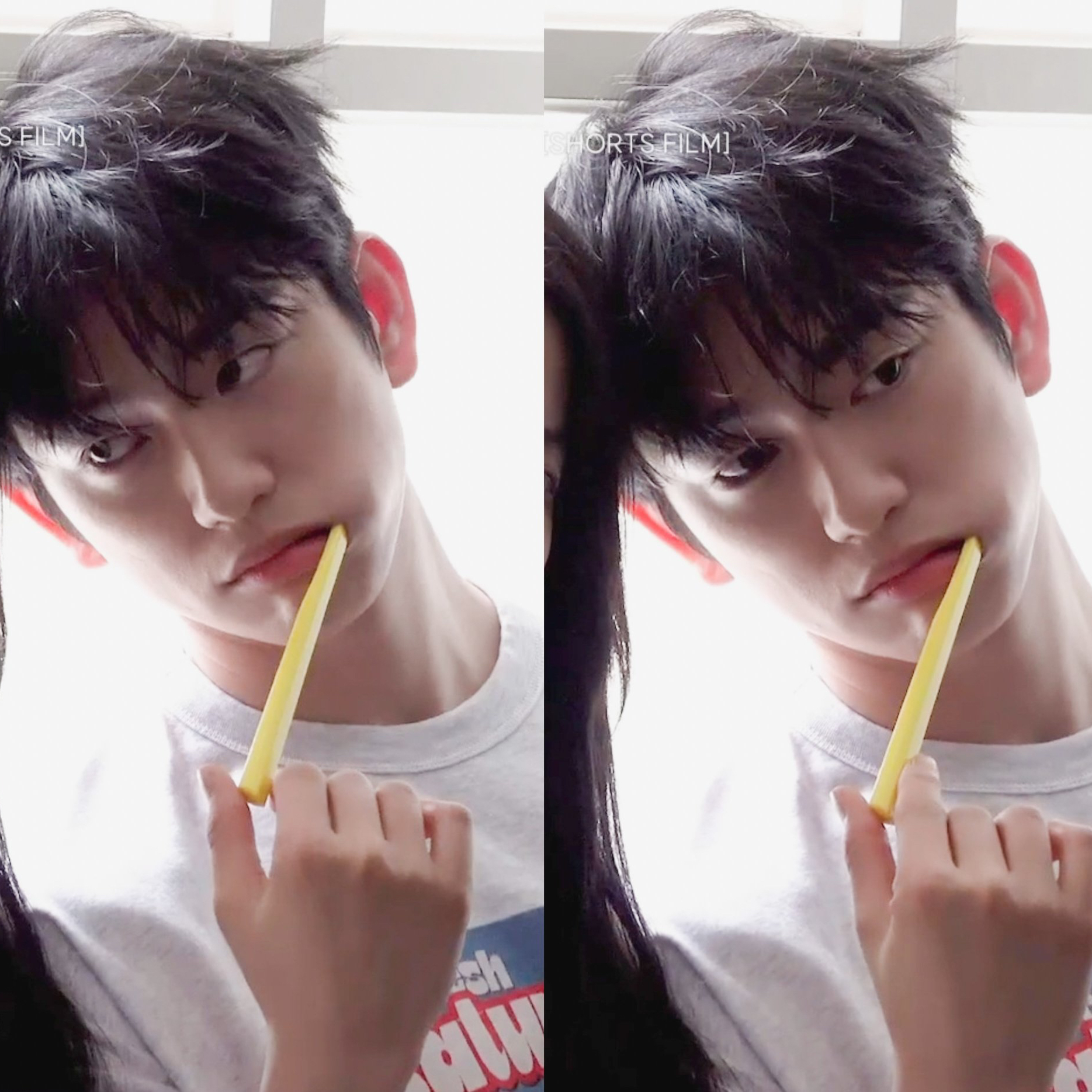 A moment captured by a fan of Park Jinyoung