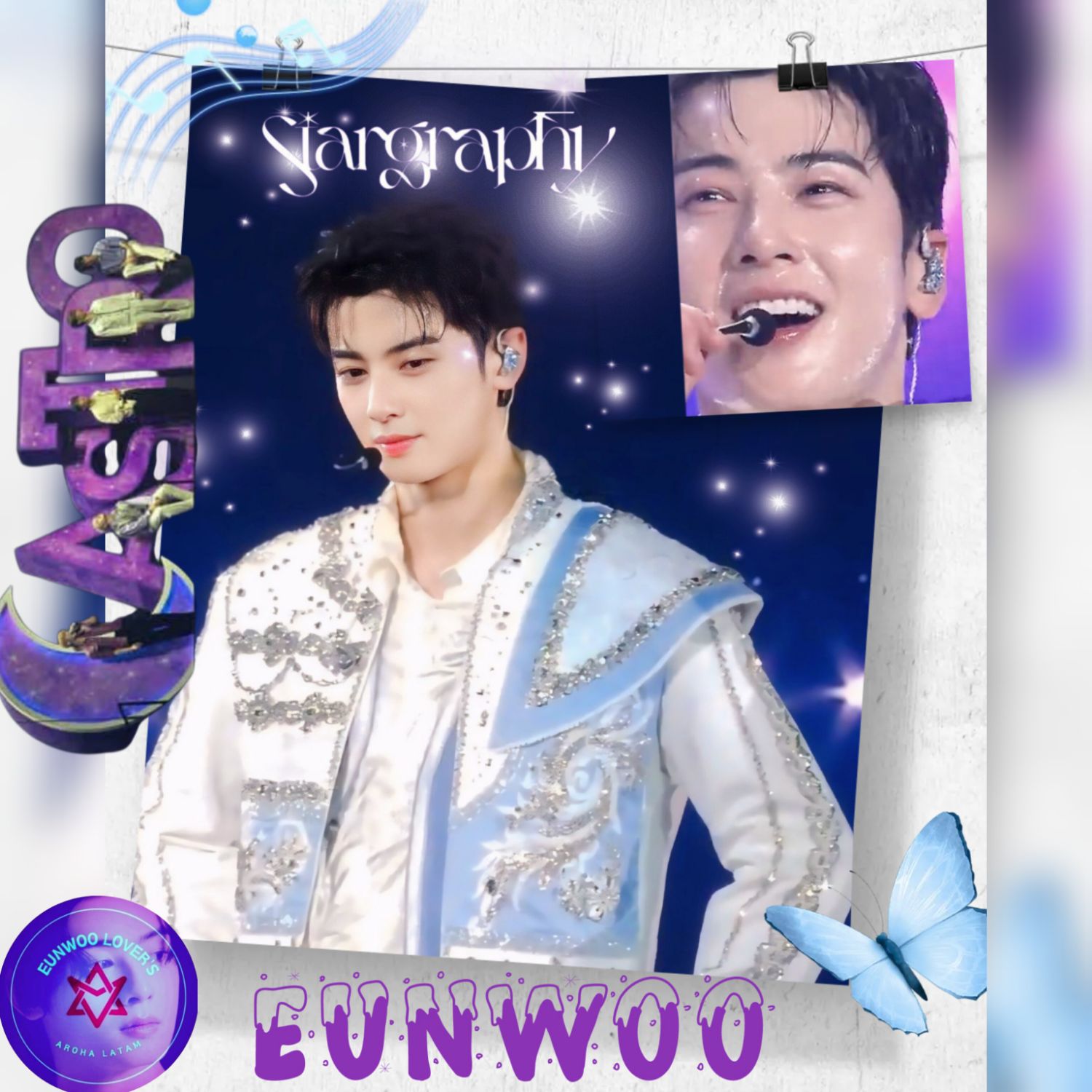 Recent activity shot of Cha Eunwoo