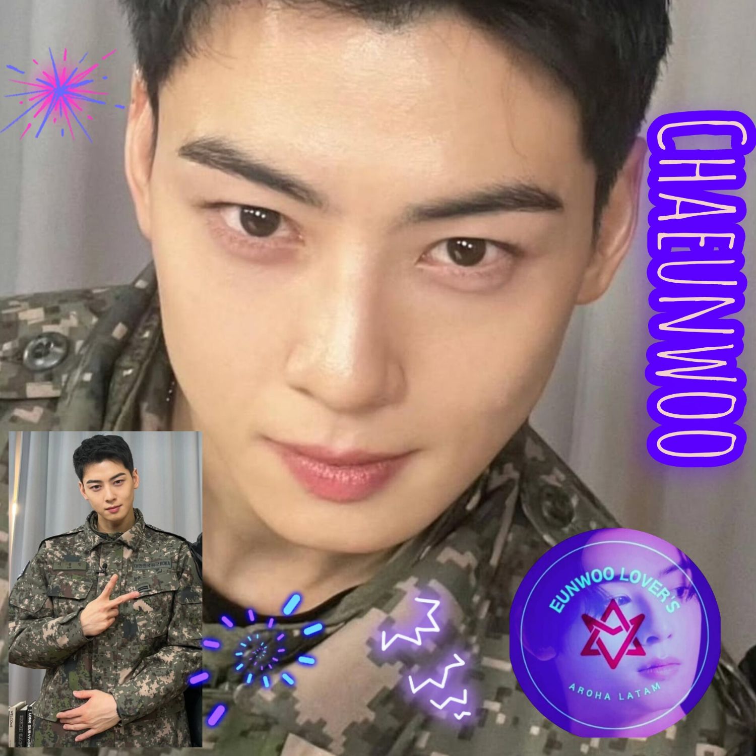 A moment captured by a fan of Cha Eunwoo