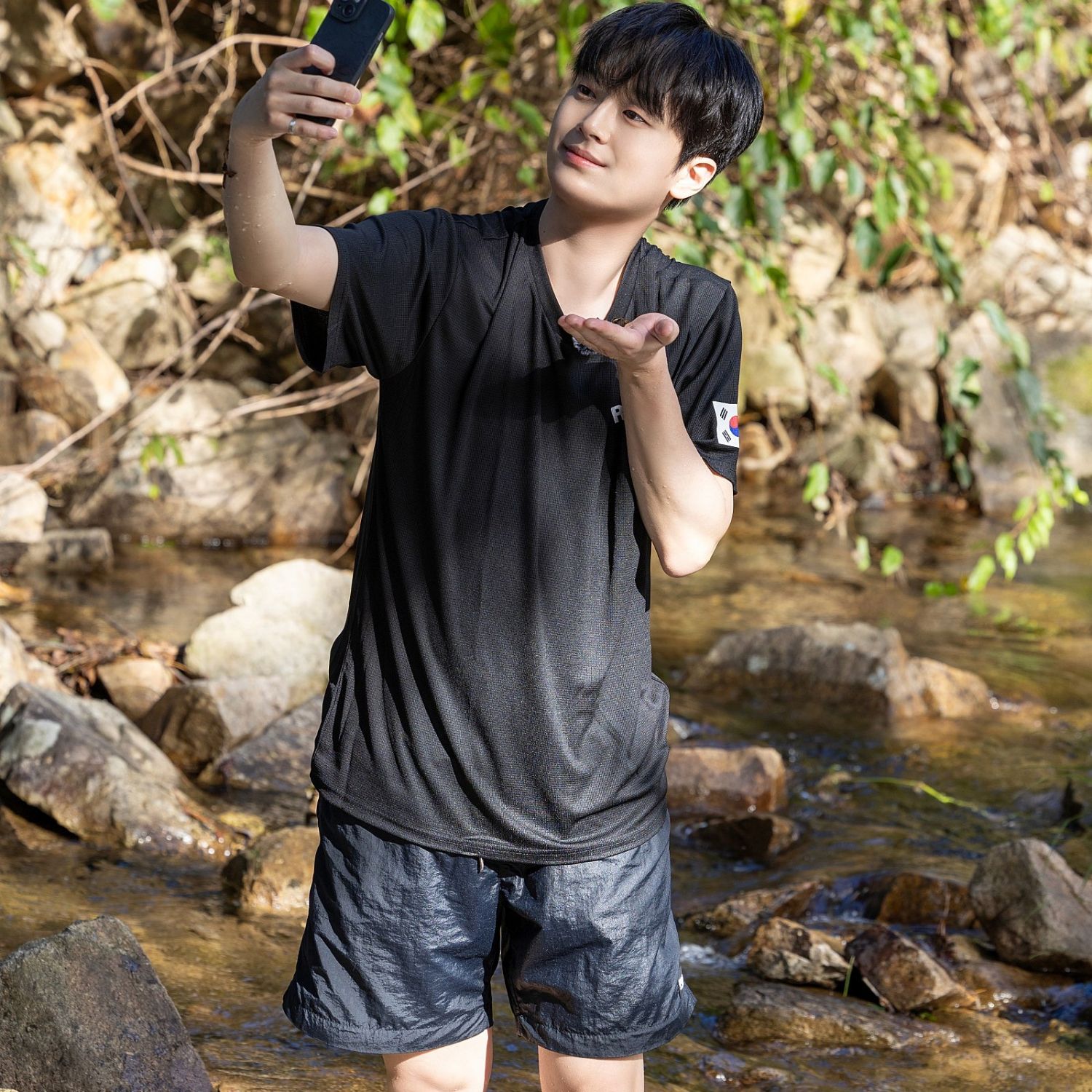 粉絲拍下的李燦元瞬間