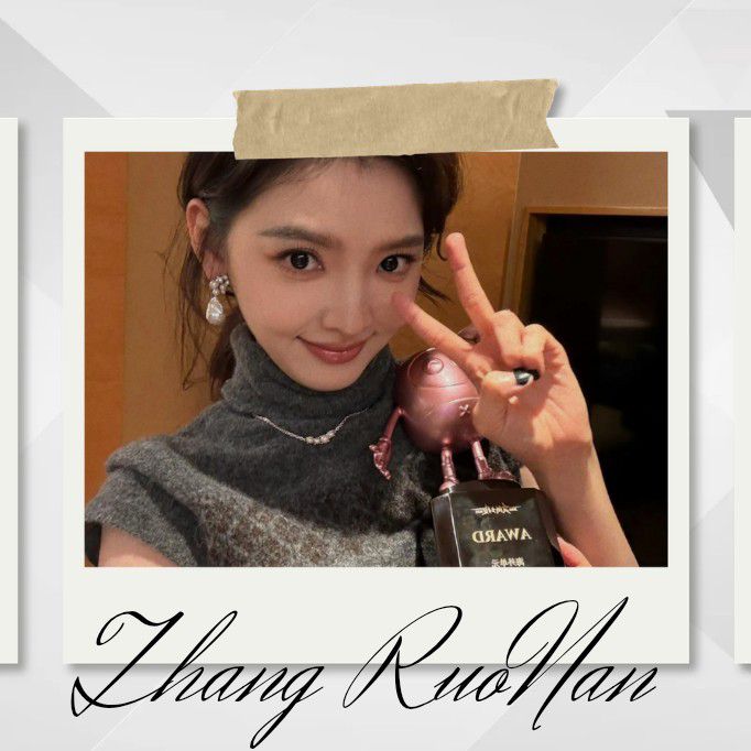 Behind-the-scenes cut of Zhang Ruonan