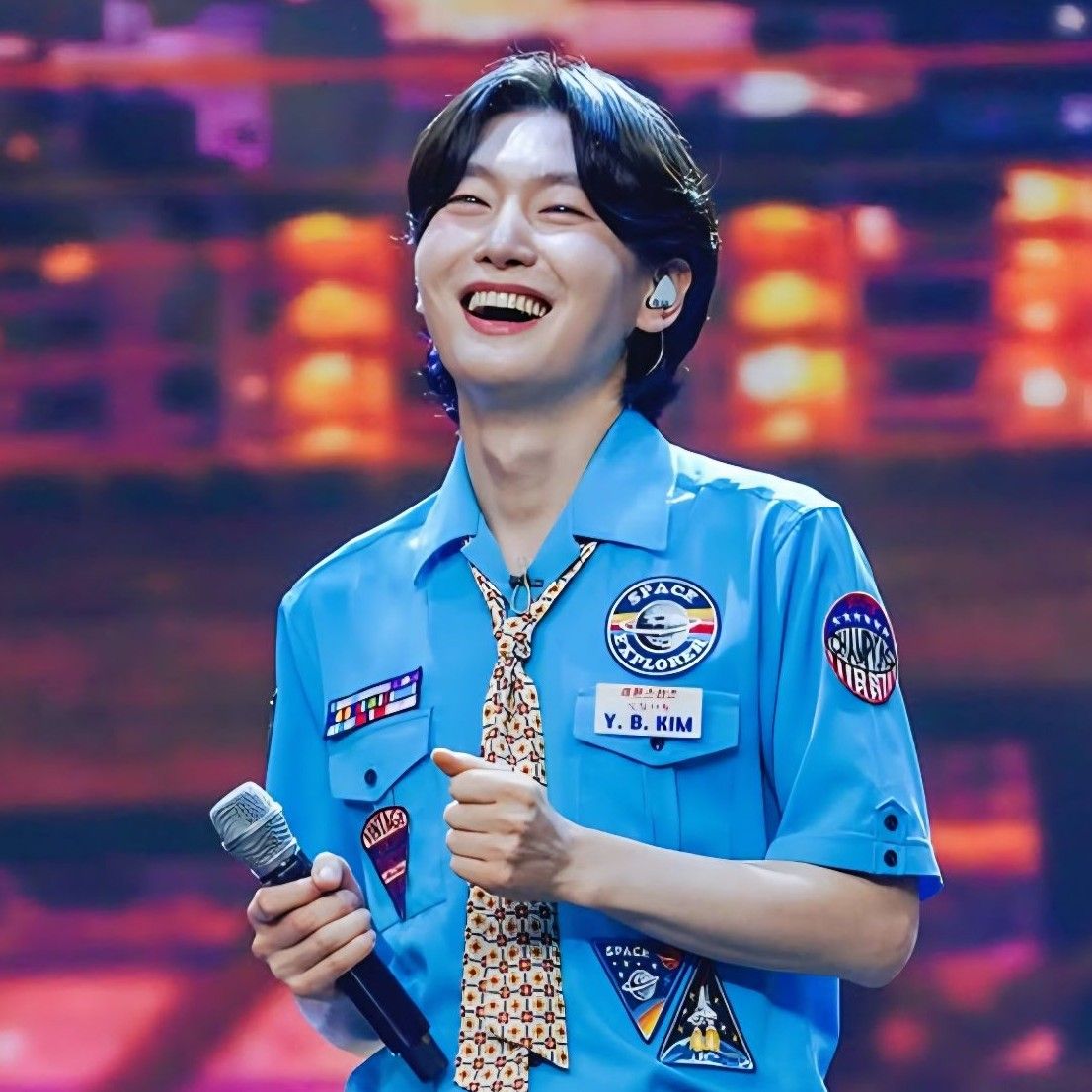 A moment captured by a fan of Kim Yongbin