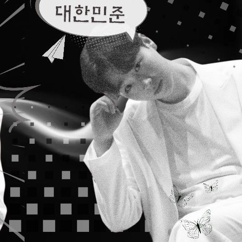 A moment captured by a fan of Song Minjun