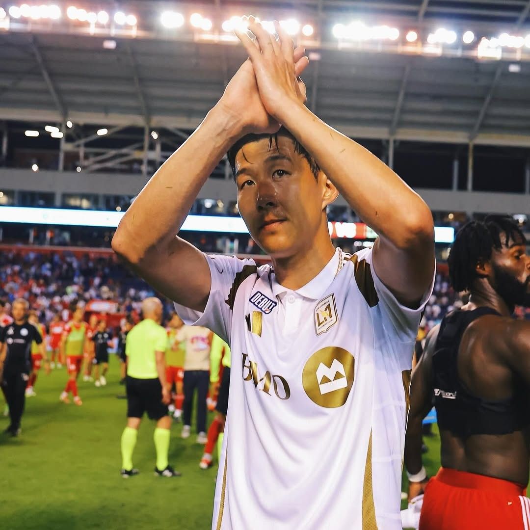 A moment captured by a fan of Son Heungmin