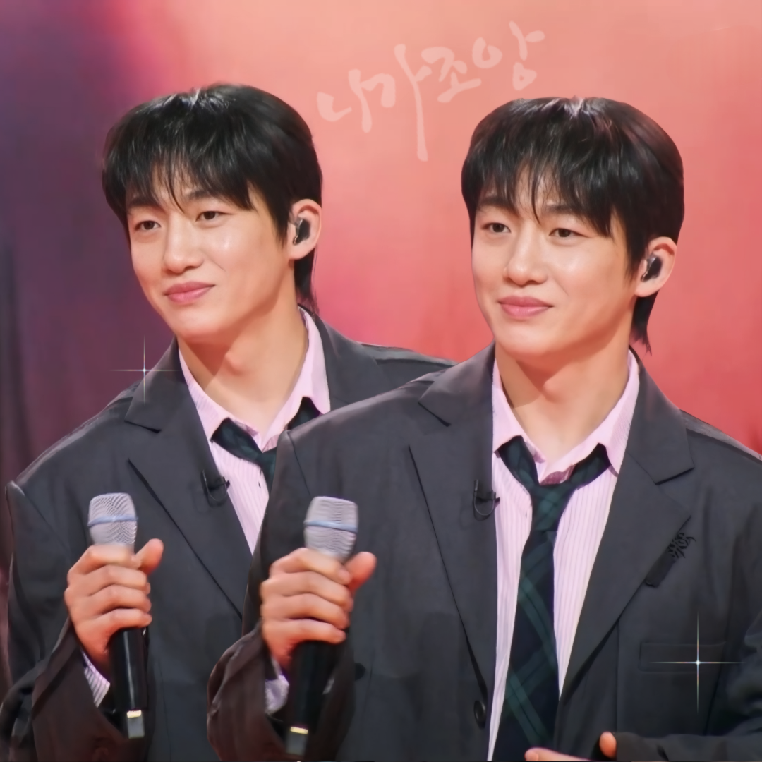 Behind-the-scenes cut of Shin Seungtae