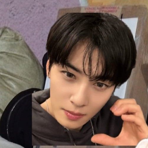 Behind-the-scenes cut of Cha Eunwoo