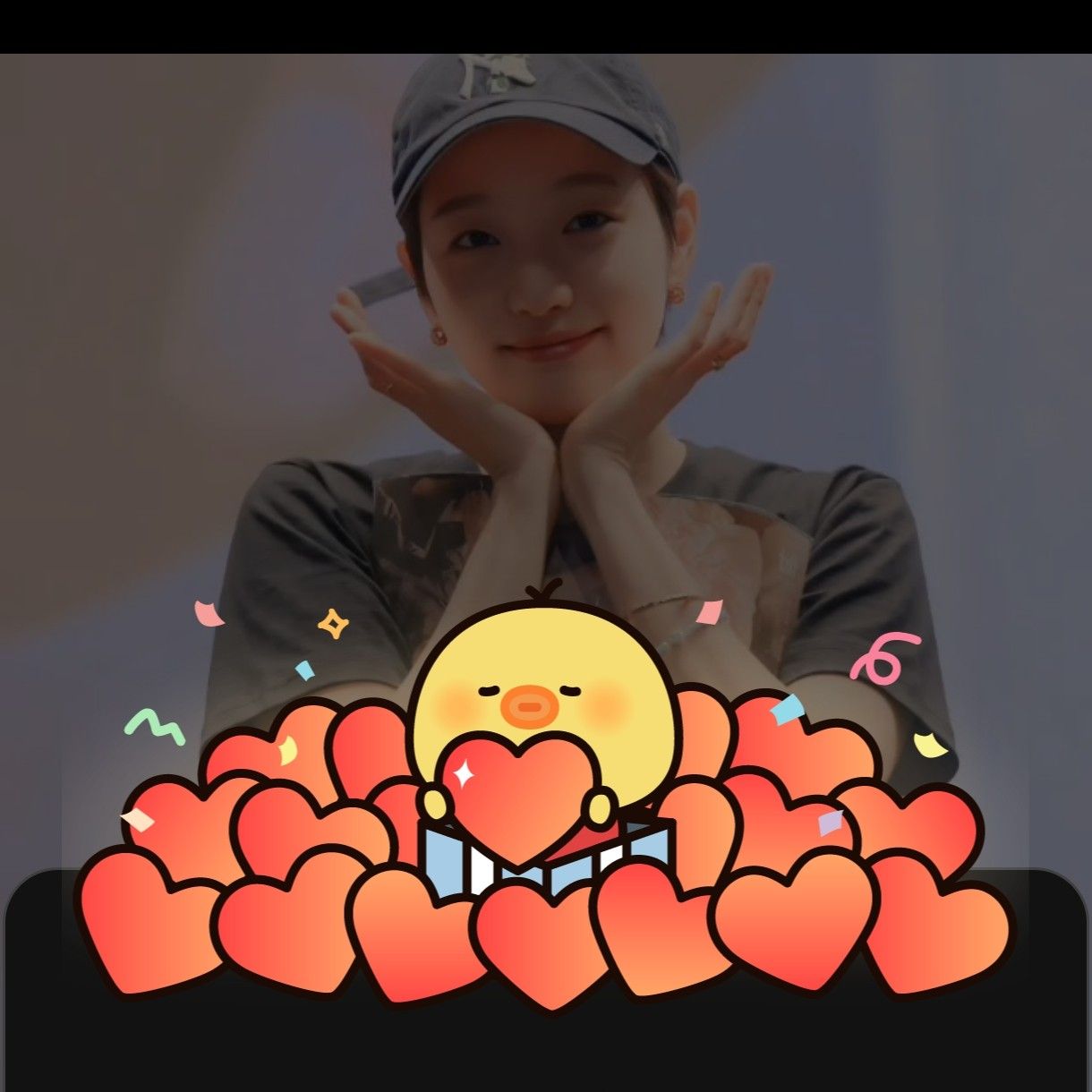 Behind-the-scenes cut of Kim Goeun