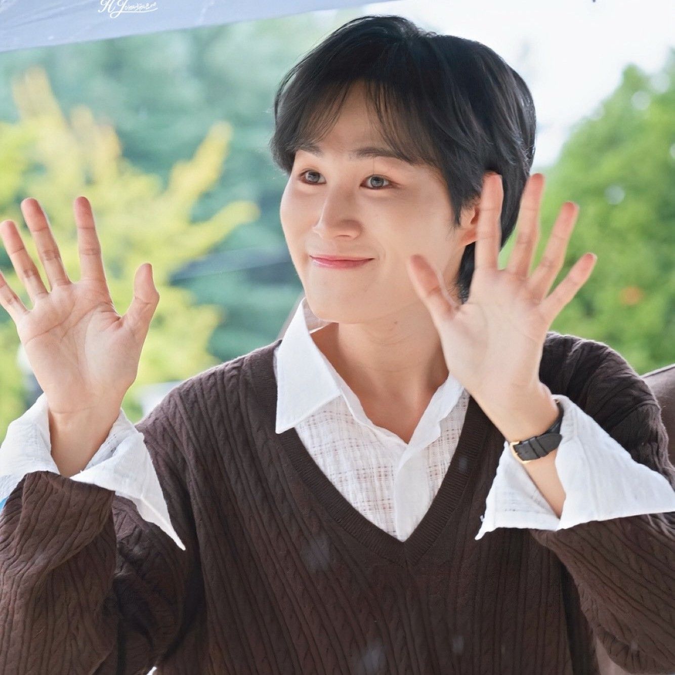 A moment captured by a fan of Kim Heejae