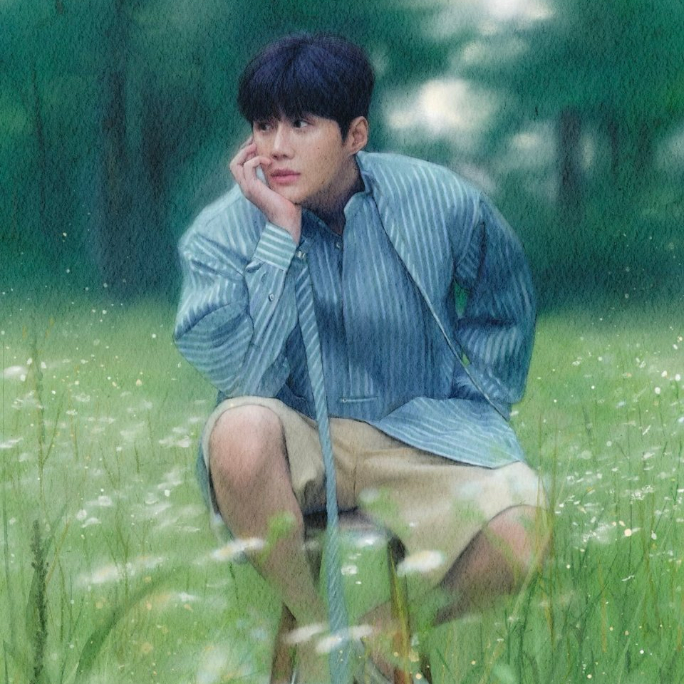 A moment captured by a fan of Kim Seonho