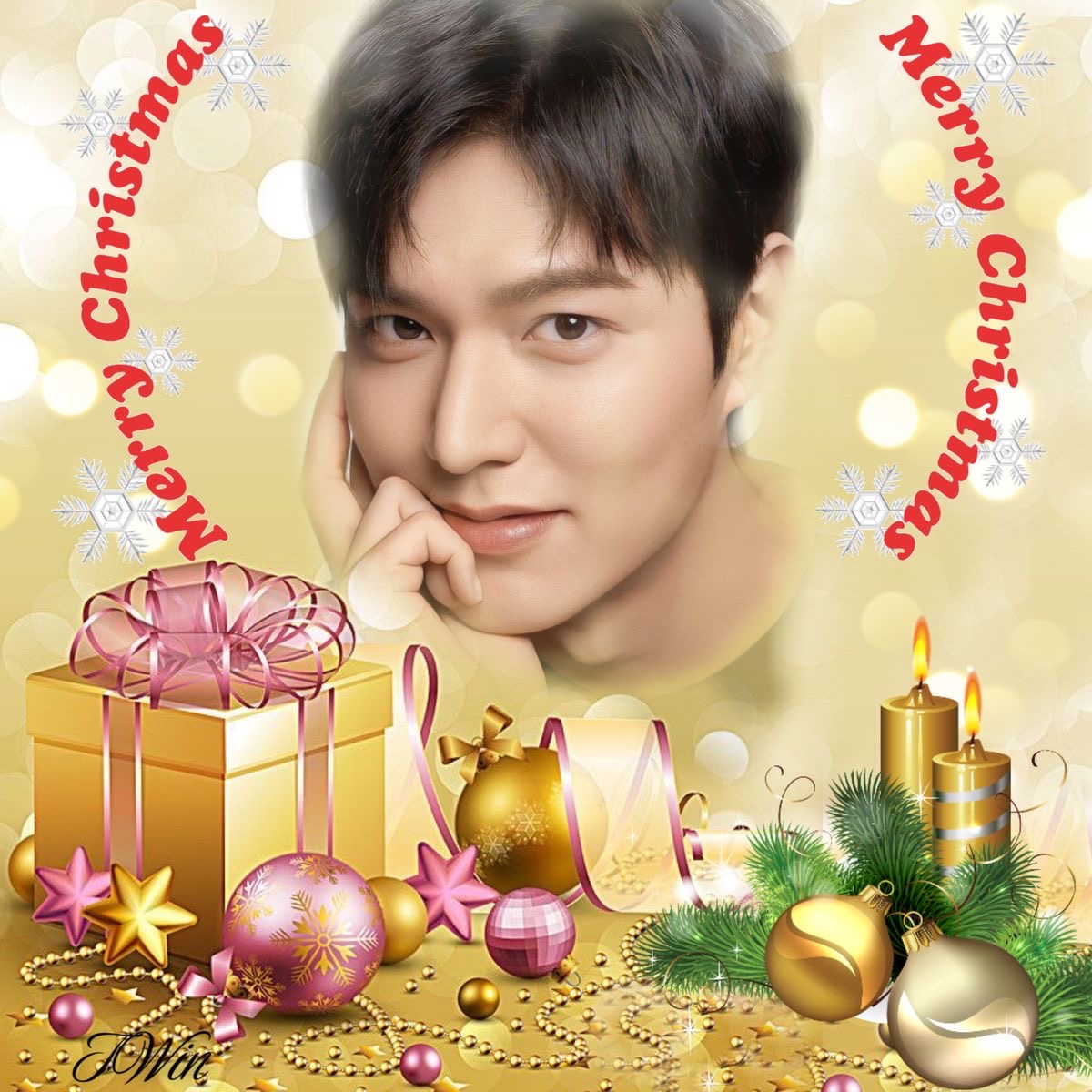 粉丝拍下的李敏镐瞬间