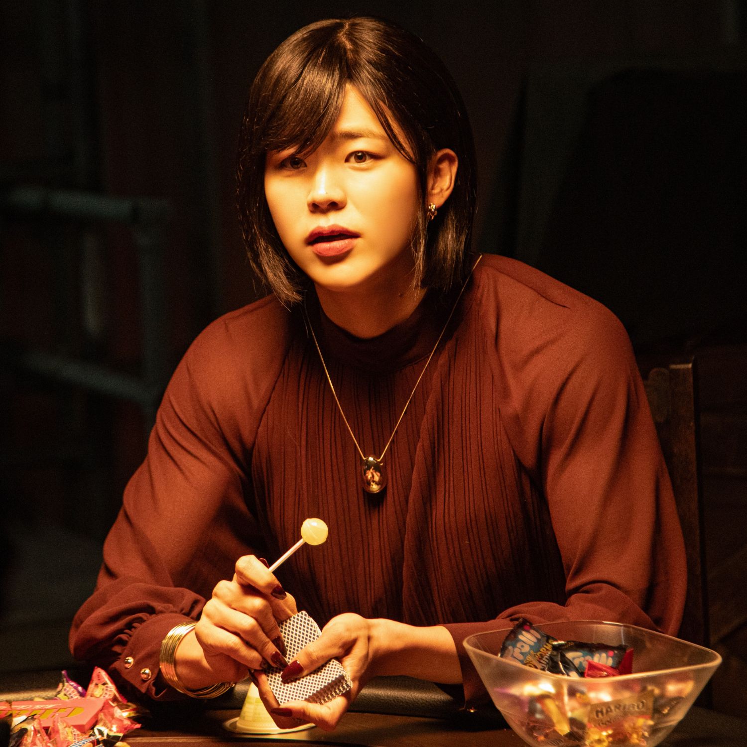 A moment captured by a fan of Park Jihyeon