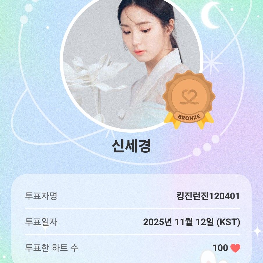 Latest photo of Shin Sekyung