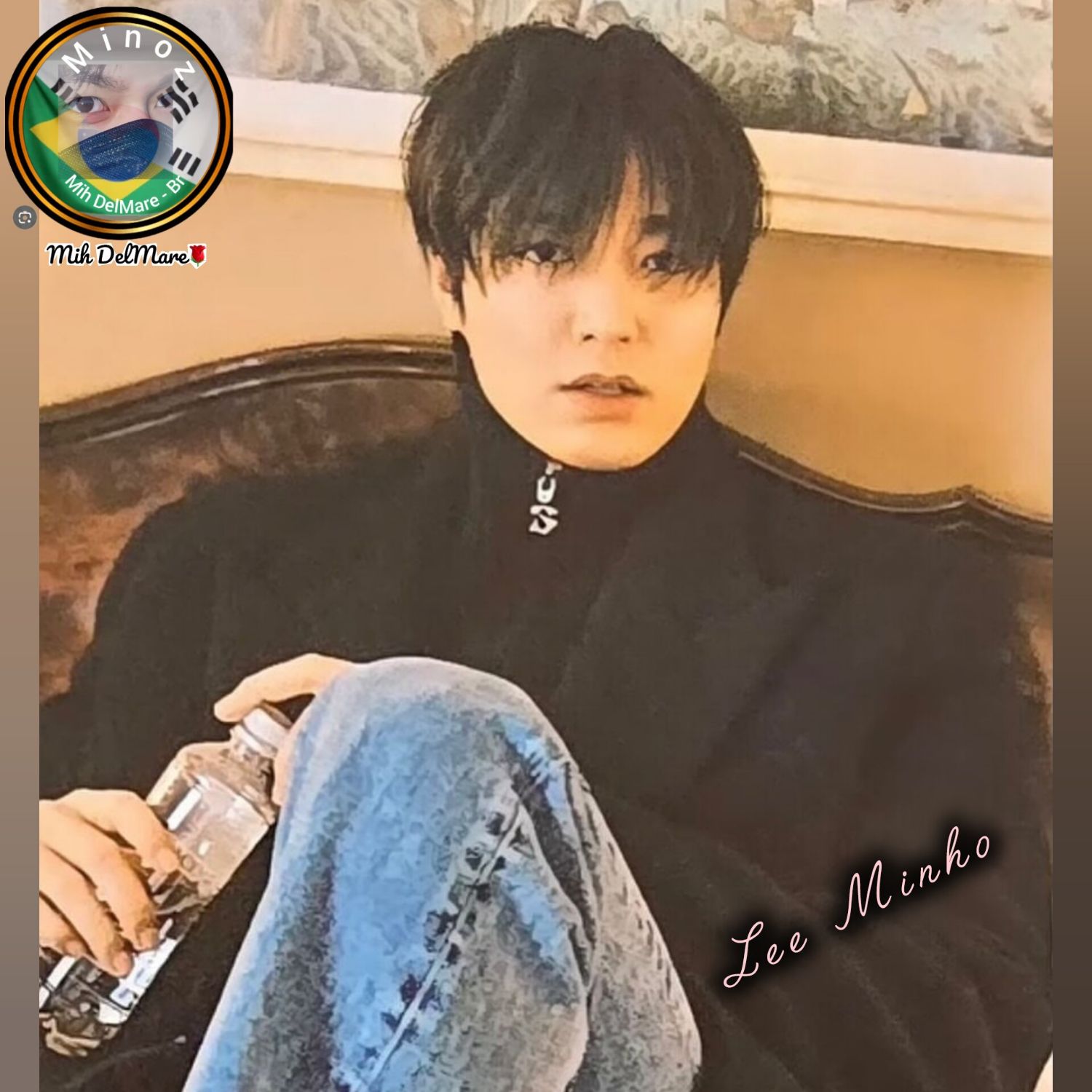 粉絲拍下的李敏鎬瞬間