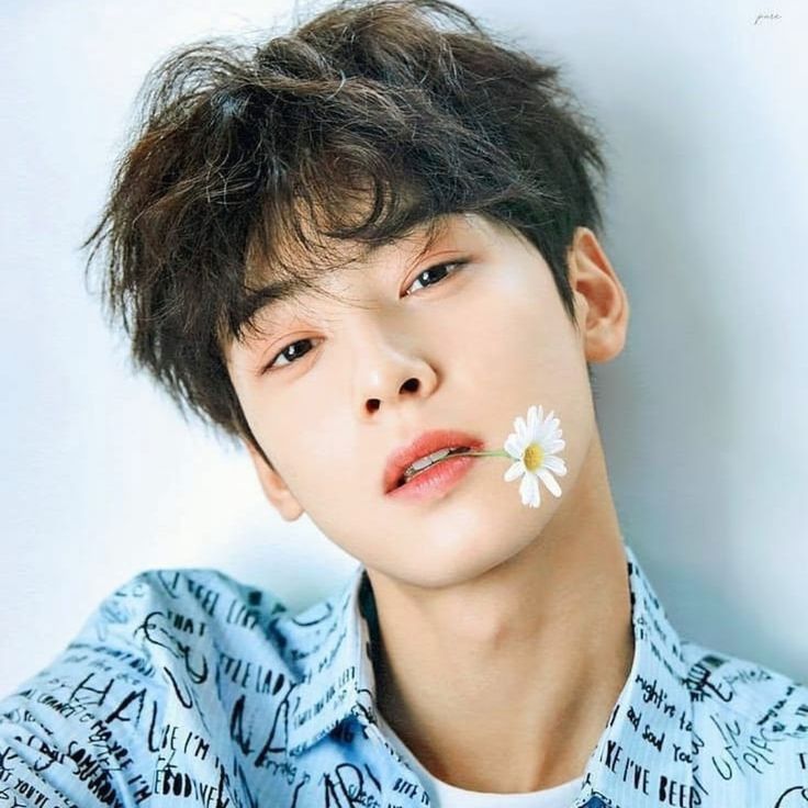 Behind-the-scenes cut of Cha Eunwoo