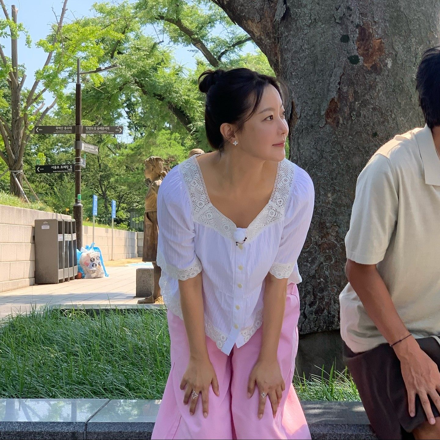 A moment captured by a fan of Kim Heesun