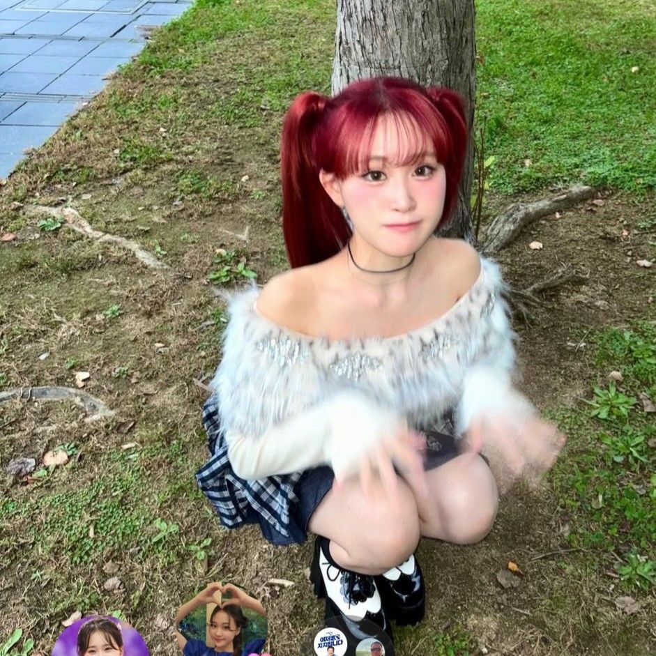 A moment captured by a fan of Kim Dahyun