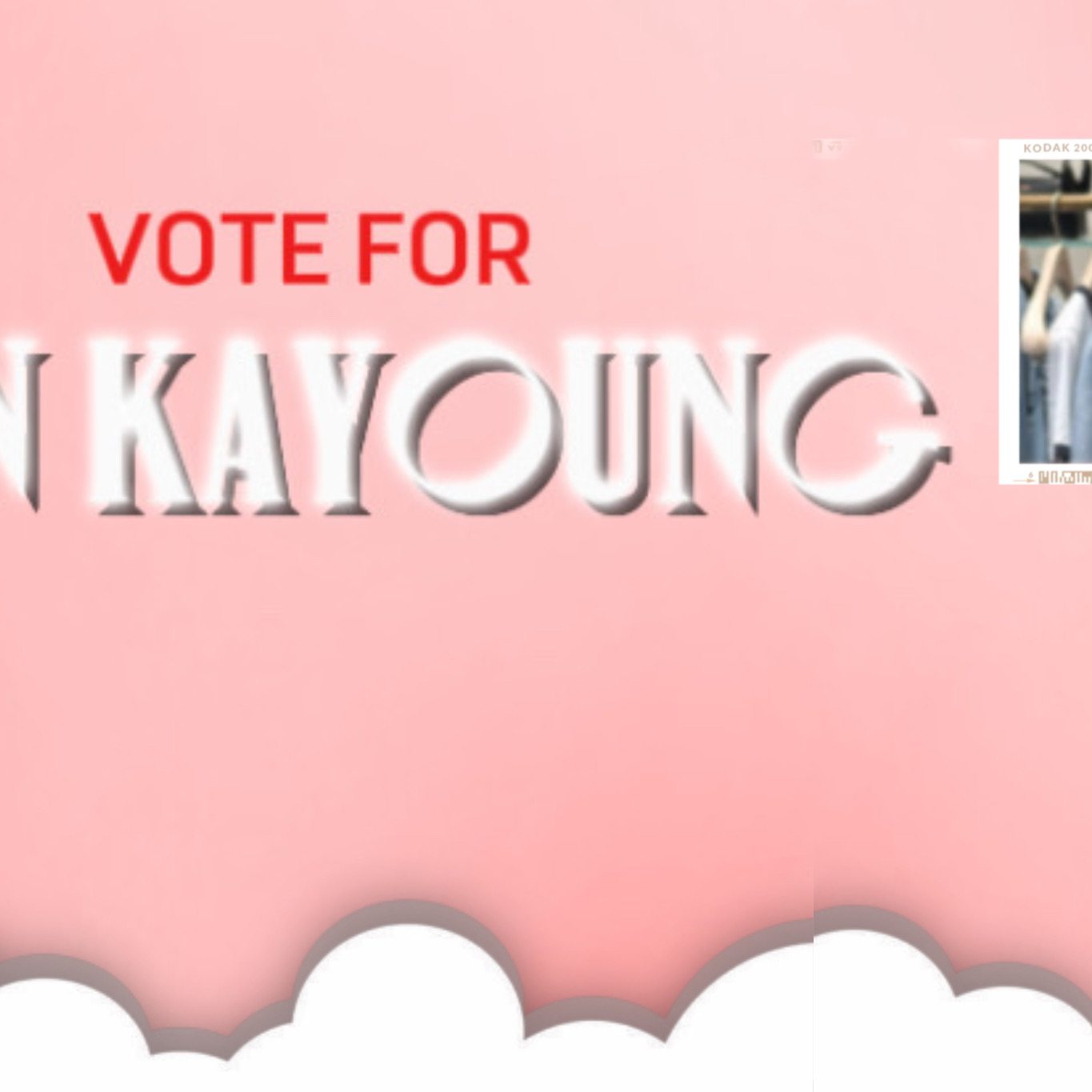 Behind-the-scenes cut of Mun Kayoung
