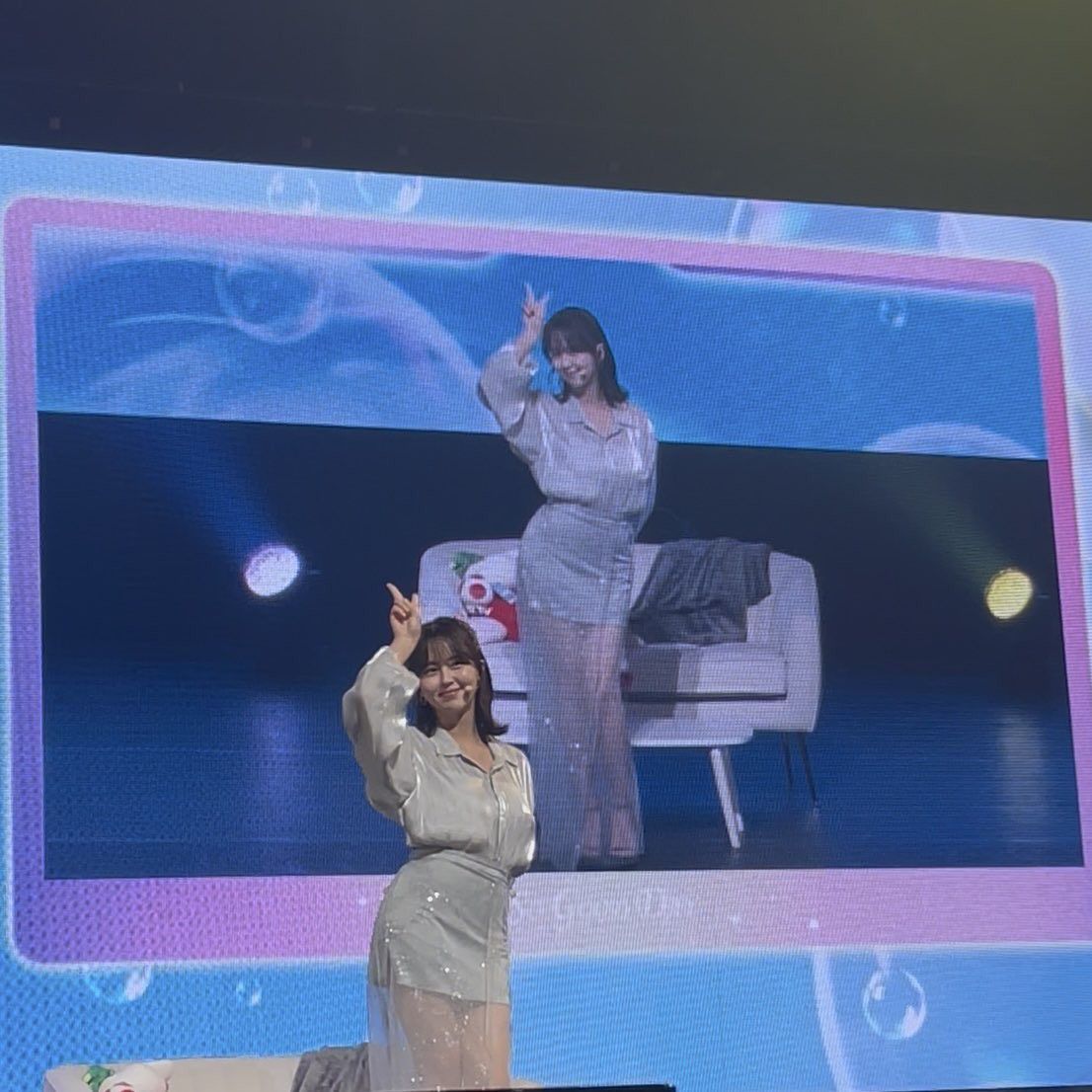 A moment captured by a fan of Kim Sohyun