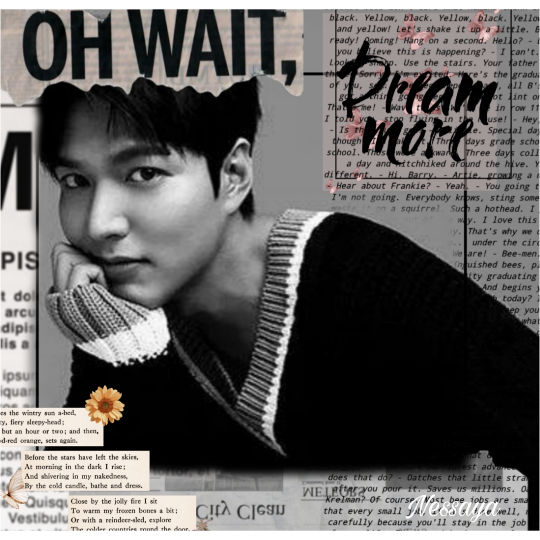 Recent activity shot of Lee Minho