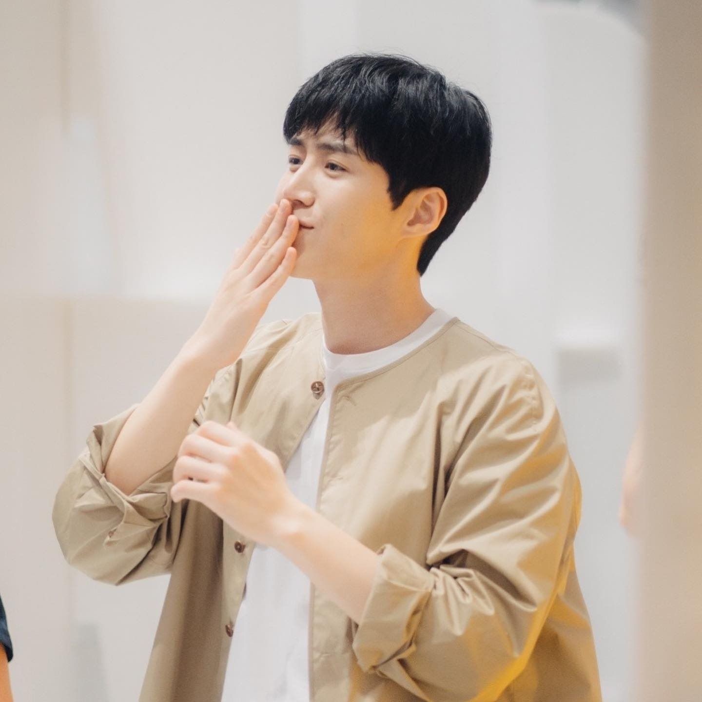 A moment captured by a fan of Kim Seonho