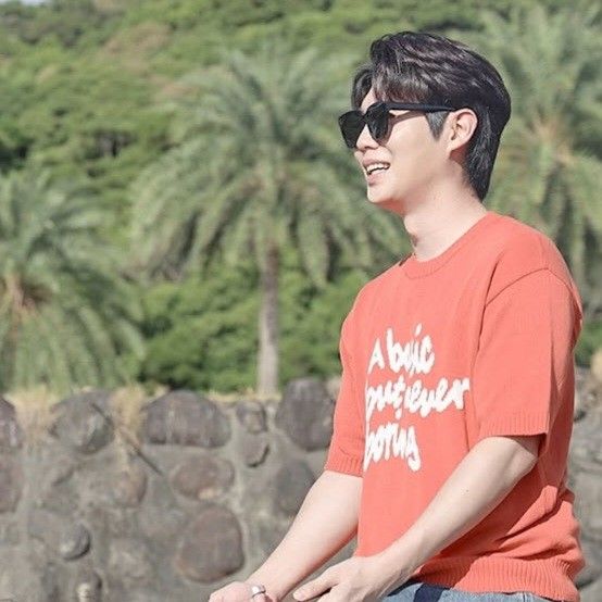 Behind-the-scenes cut of Son Taejin